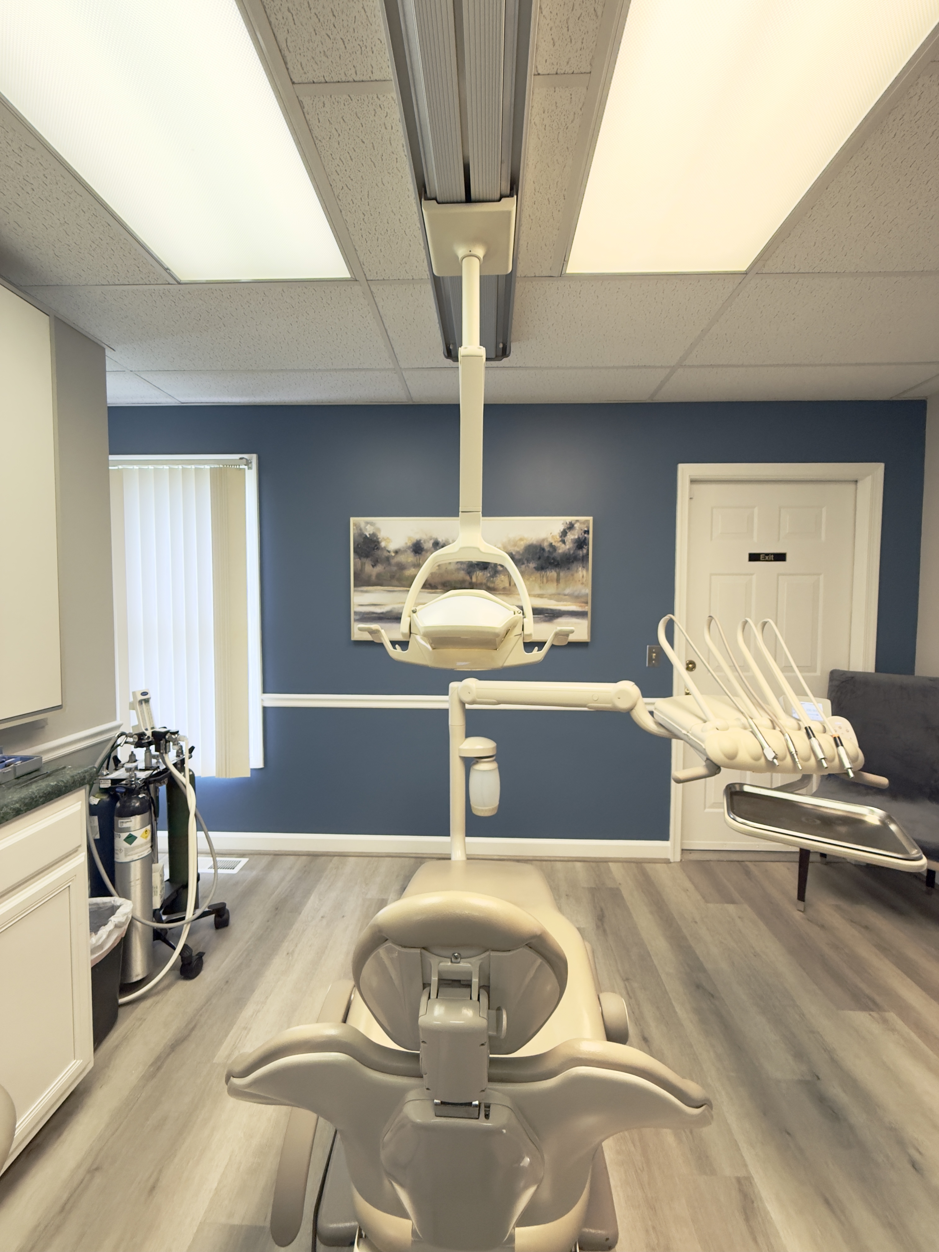 Treatment room with state-of-the-art technology